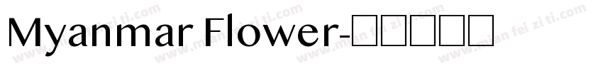 Myanmar Flower字体转换